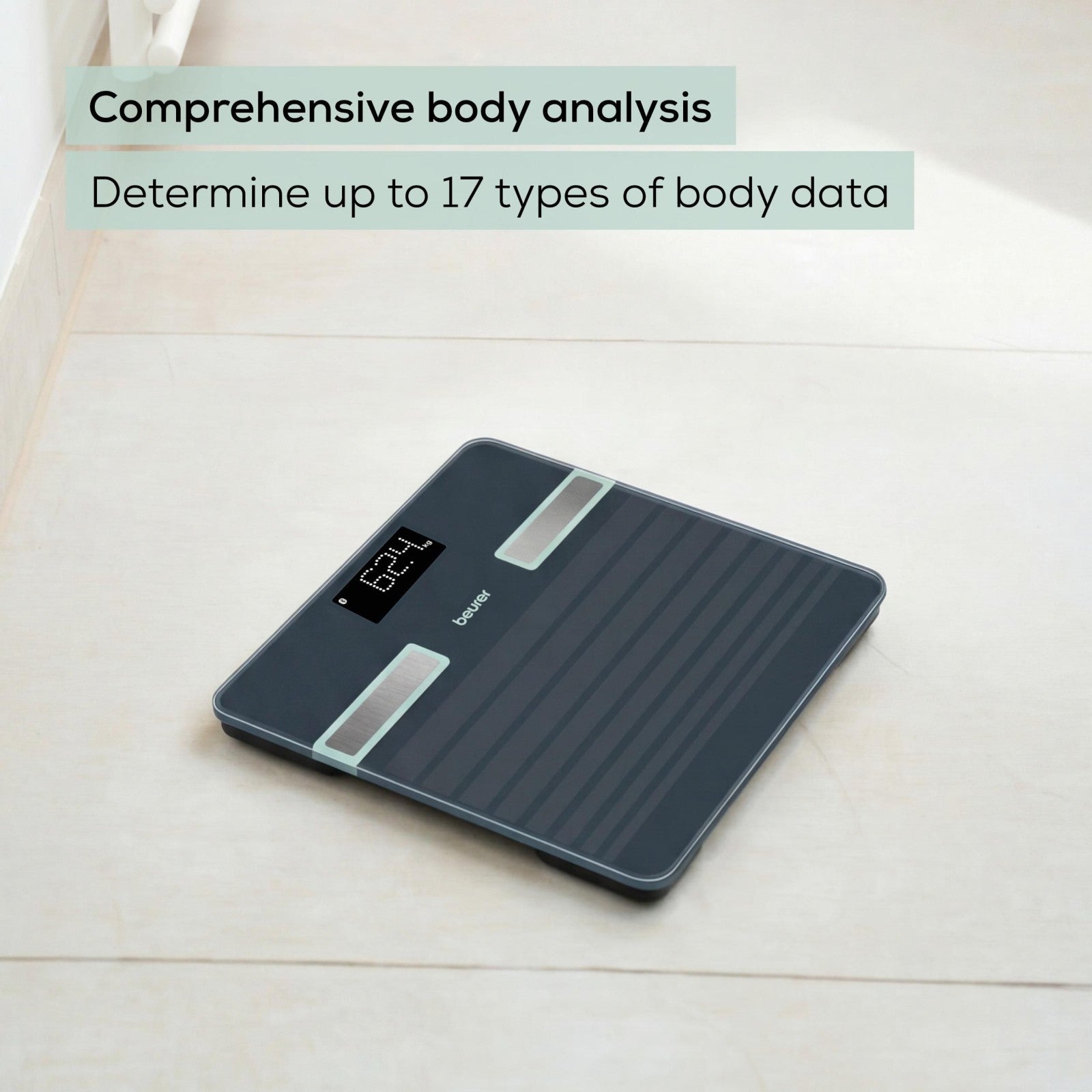 Beurer Germany Body Fat Scale | 17 Health Parameters | 8 Users | BF 451 LE26