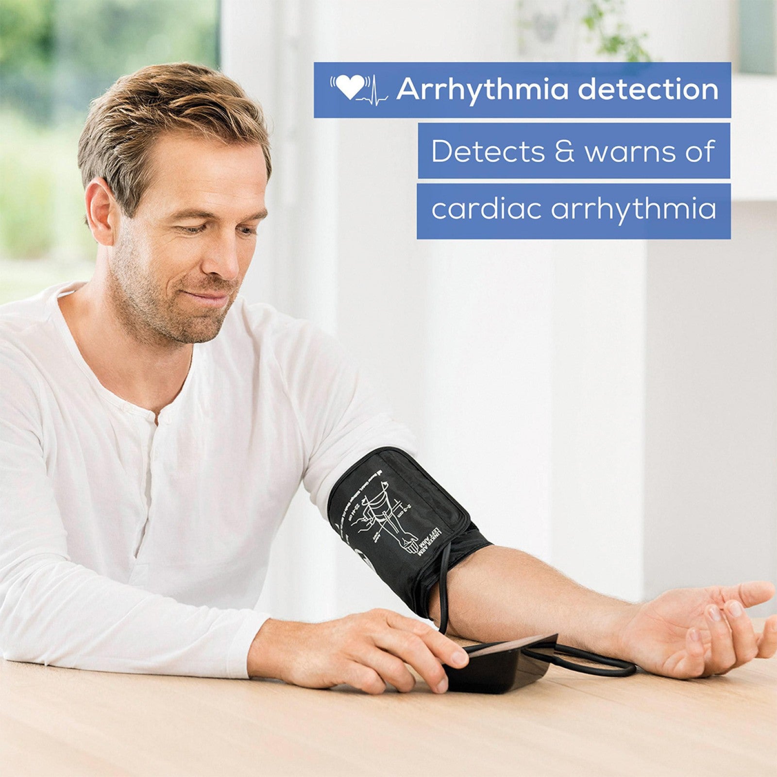 Beurer Germany BM 54 Upper Arm Blood Pressure Monitor: Bluetooth, App, Arrhythmia & Risk Alerts