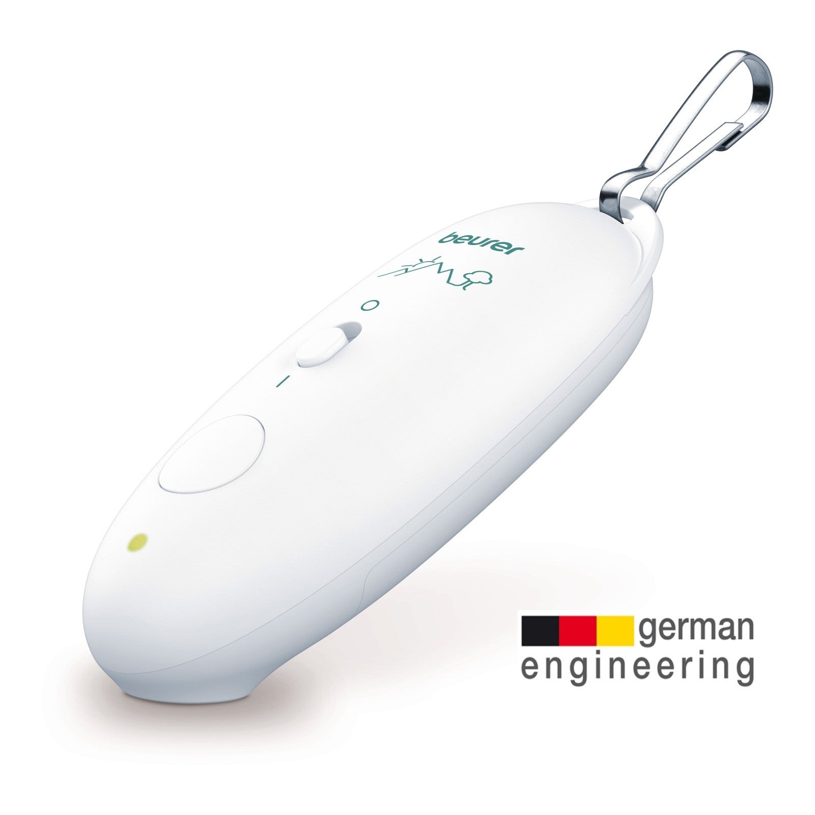 Beurer BR 10 Mosquito Bite Itch Relief: Heals Itchy, Sore Insect Bites & Stings - Compact BR 10 Traveller with Carabiner Snap Hook