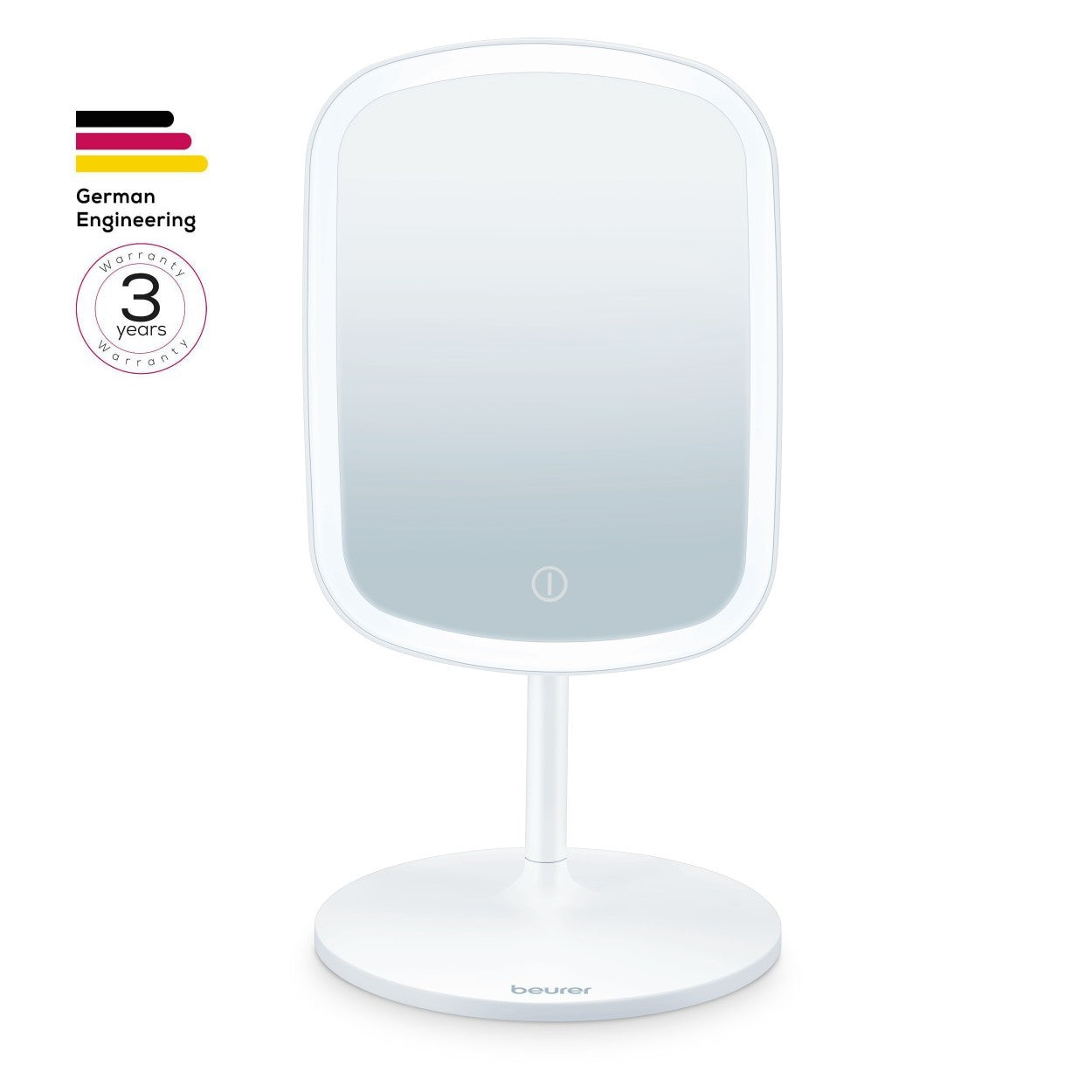 Beurer Makeup Mirror | LED Light Mirror On Stand | USB Rechargeable | BS 47