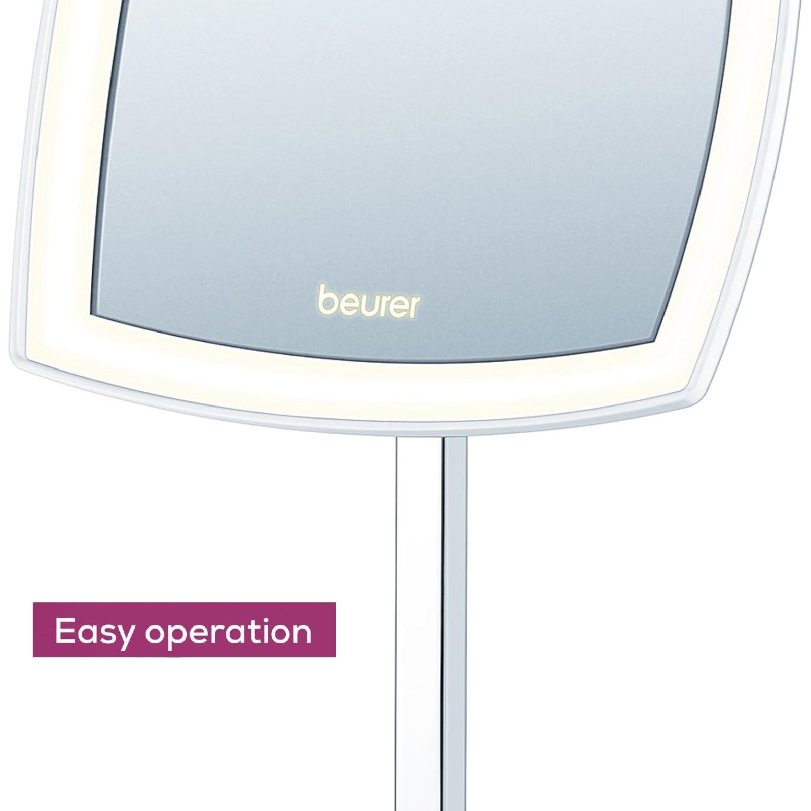 Beurer Germany BS 99 LED Cosmetic Mirror | 5X Magnification. Bright Adjustable LED Light | Precise Makeup & Grooming