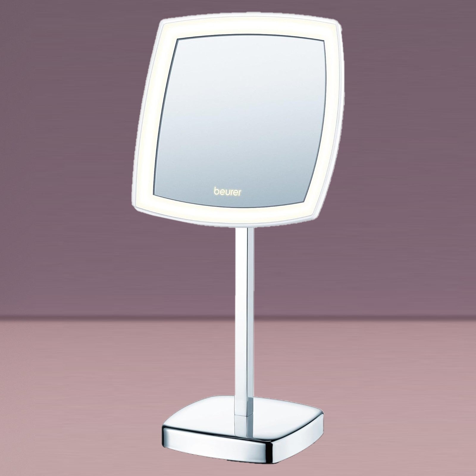 Beurer Germany BS 99 LED Cosmetic Mirror | 5X Magnification. Bright Adjustable LED Light | Precise Makeup & Grooming