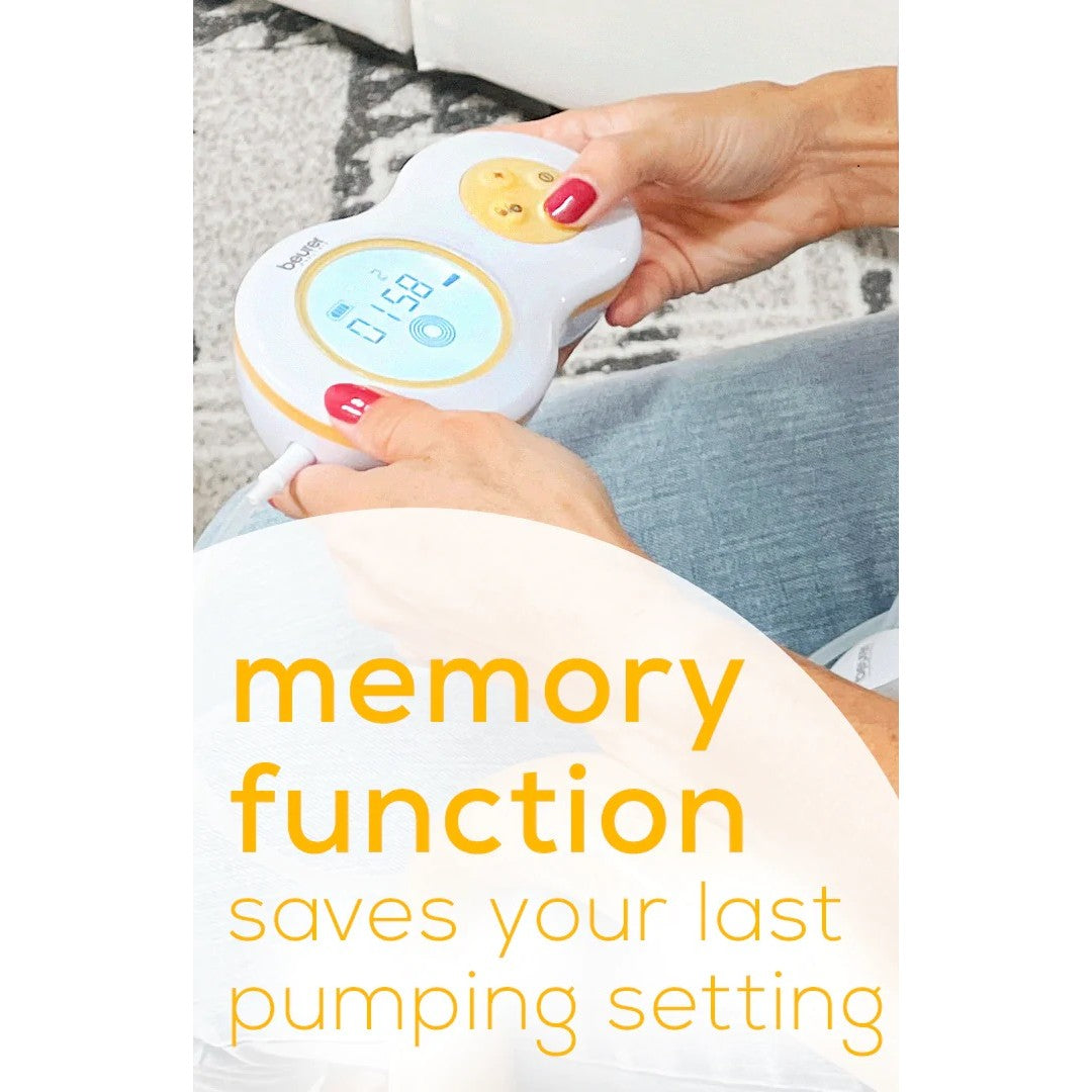 Beurer BY 40 Electric Breast Pump with Vacuum Mains or Bat