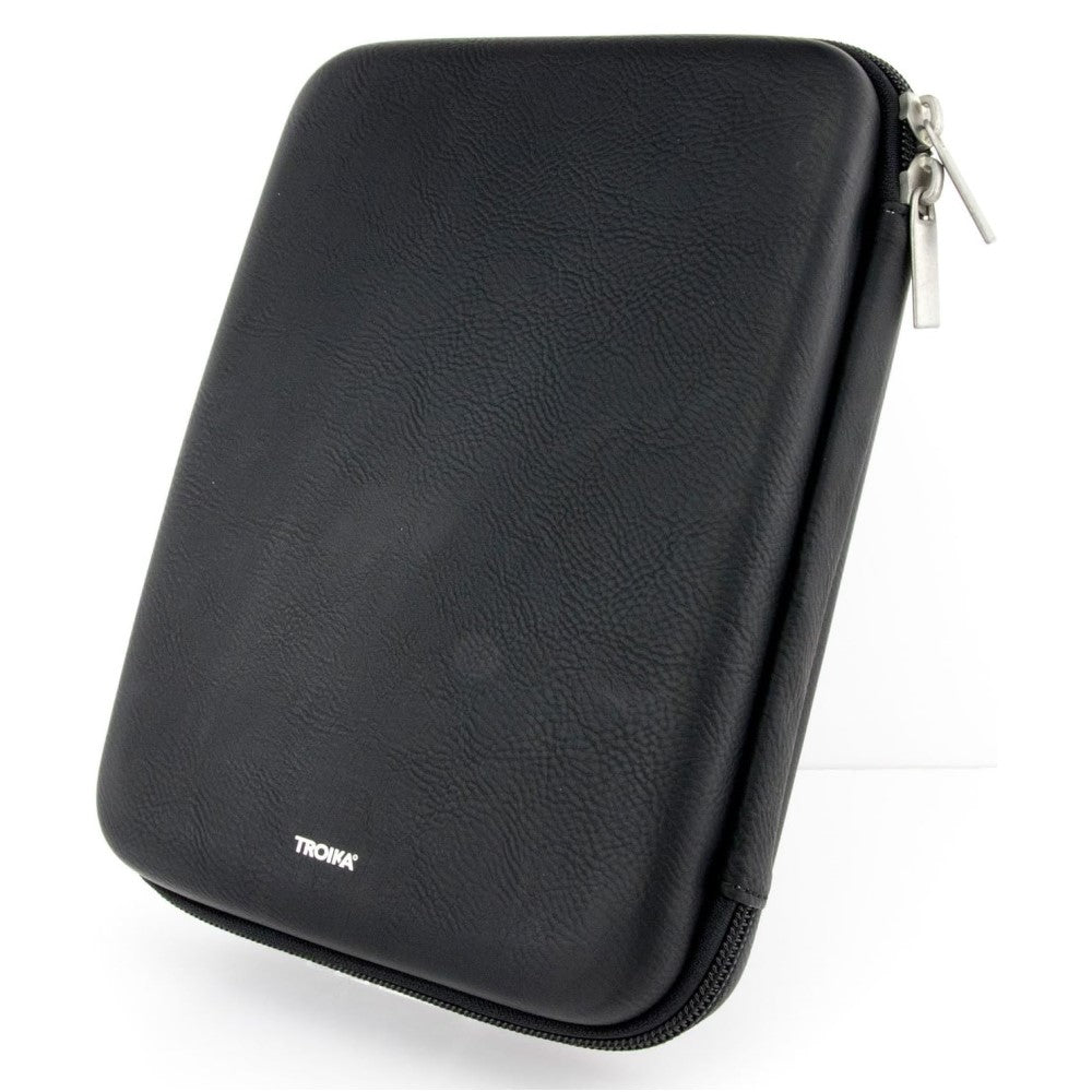 TROIKA Organiser: Hard Travel Case for Electronics, Cosmetics, Meds: Black