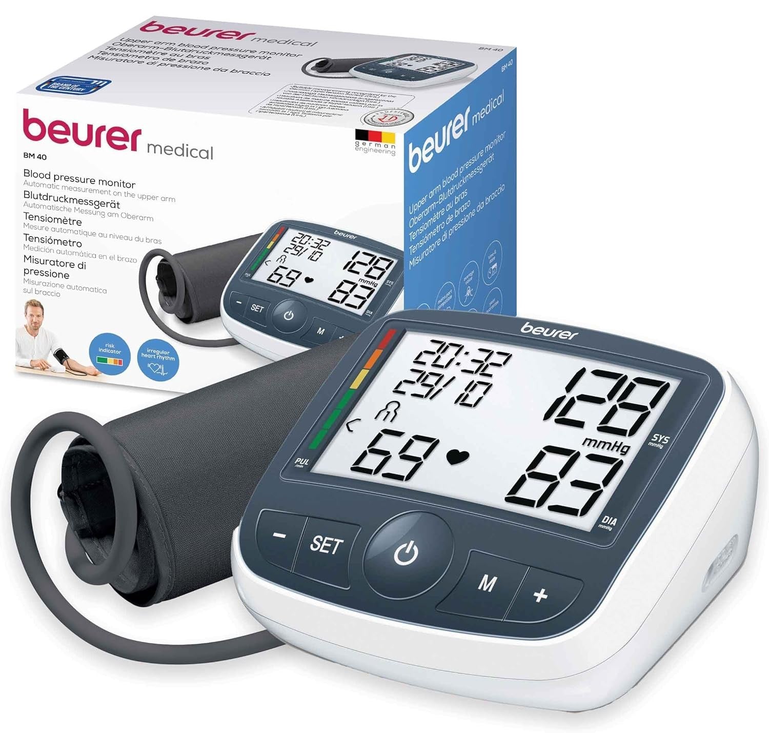 Beurer Germany Spare Cuff for use with Beurer Blood Pressure Monitors BM 40 or BM 26