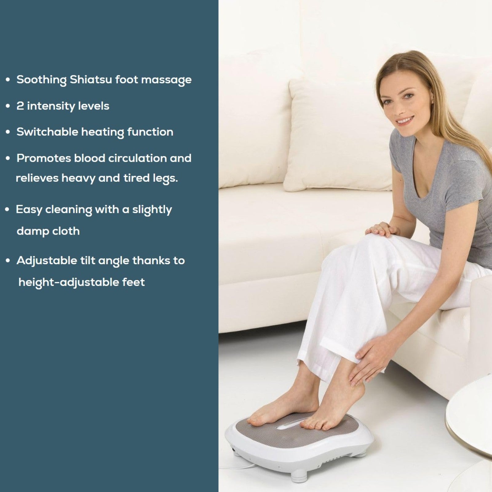 Beurer Germany Shiatsu Foot Massager | Optional Heat Therapy | Relax | Aid Circulation | FM 60