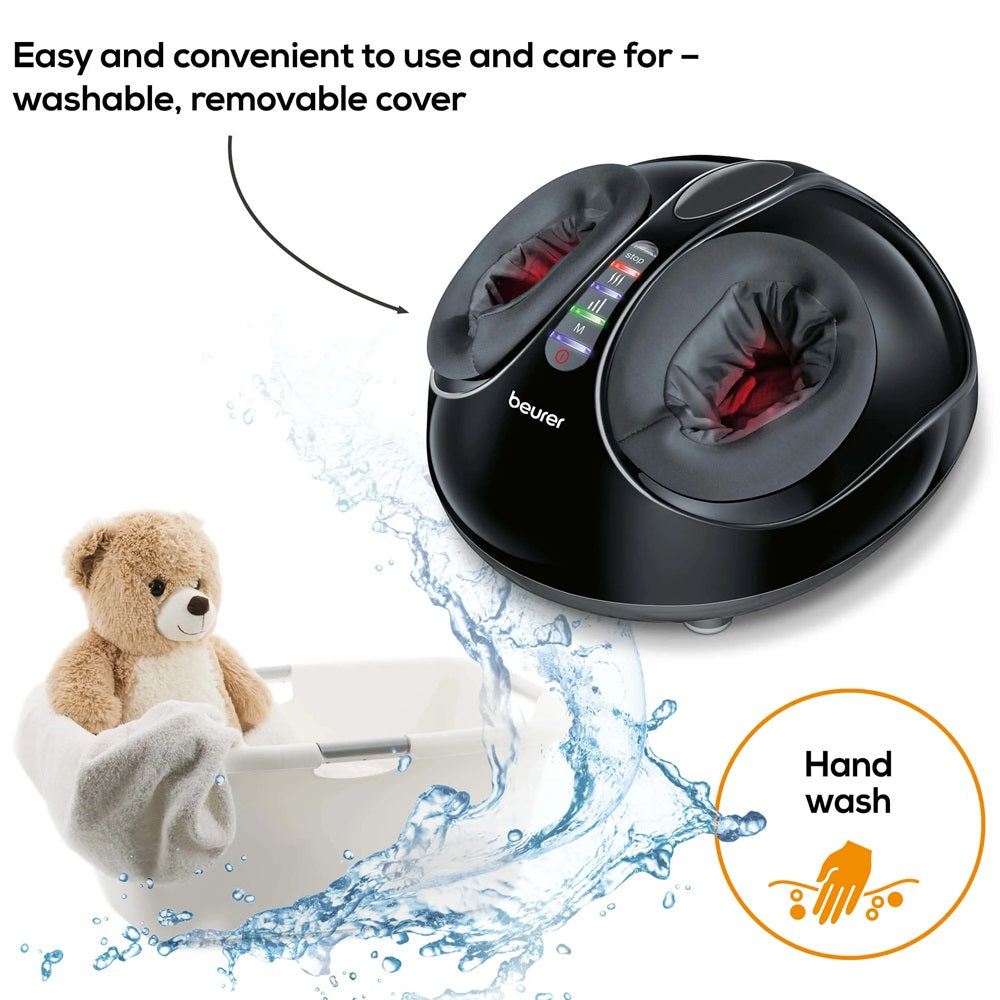 Beurer FM 90 Foot Massager Shiatsu Air Pressure Massage with Heat Option