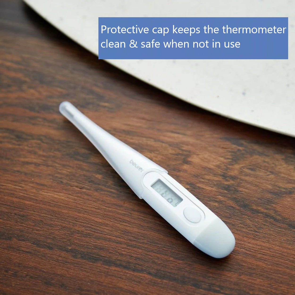 Beurer Thermometer FT 09/1 Accurate Digital Oral, Rectal or Armpit Readings | White