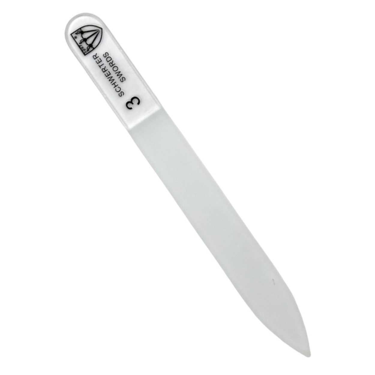 Kellermann 3 Swords Glass Nail File for Gentle Nail Filing FU 2703 | 11.5cm