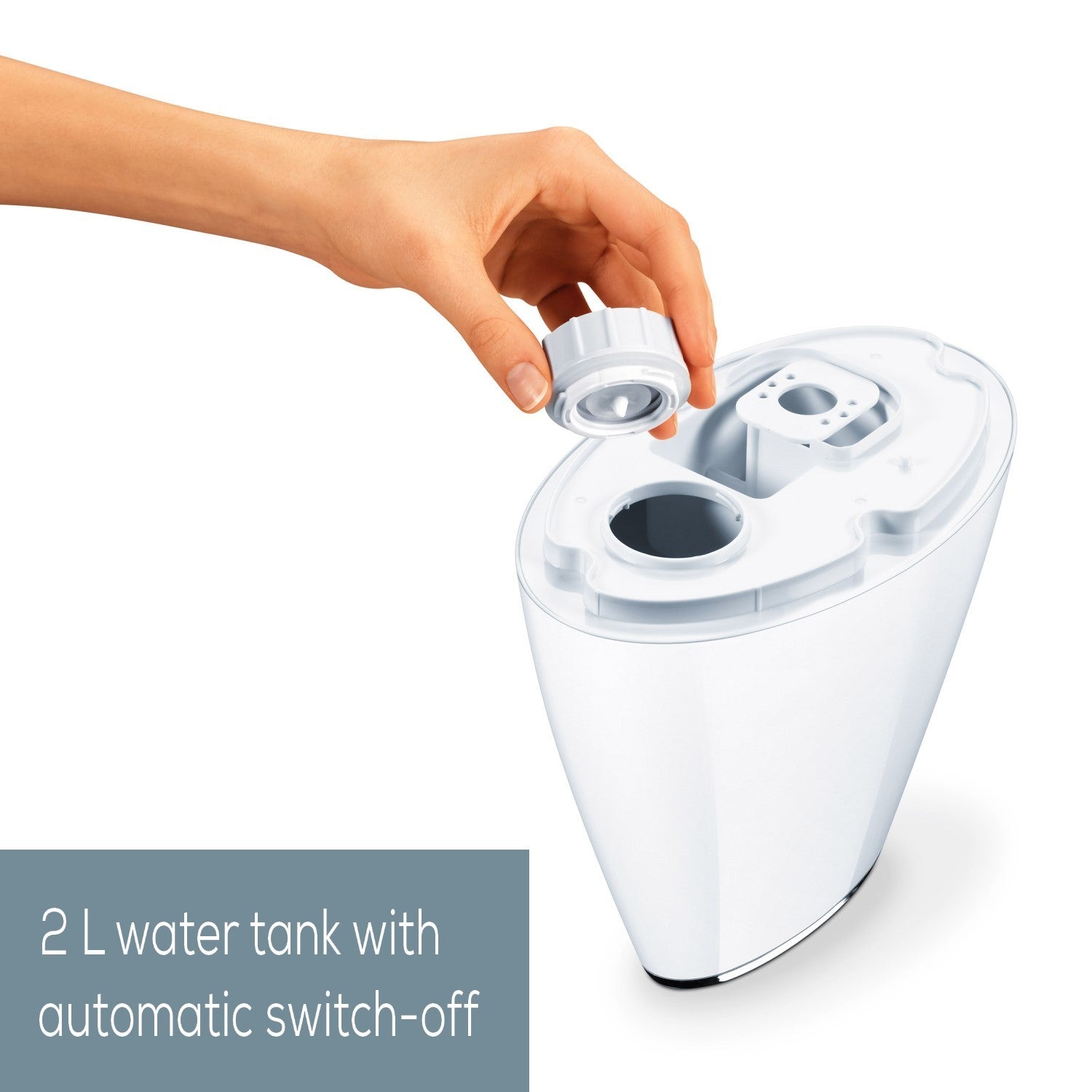 Beurer Germany LB 37 | 2-in-1 Air Humidifier & Aroma Diffuser for All Rooms Up To 20m² | White