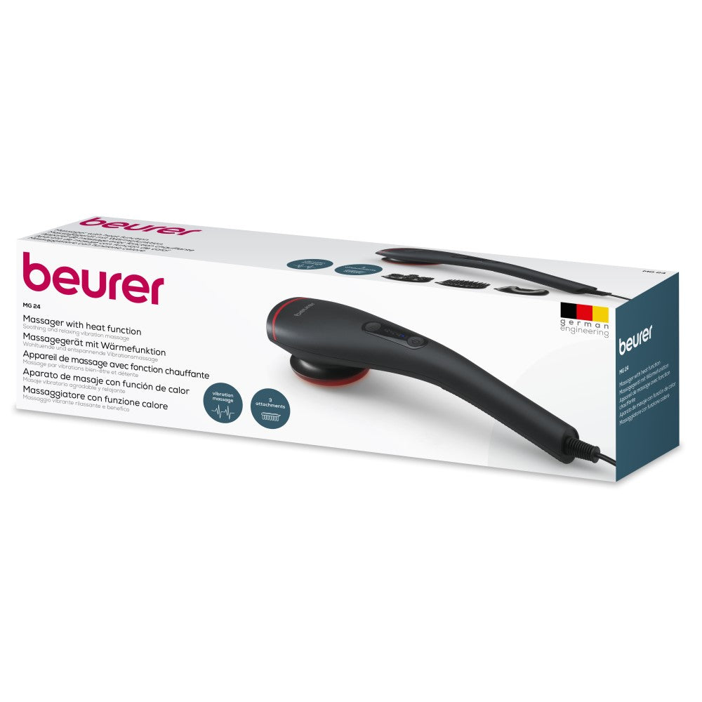 Beurer MG 24 Muscle Massager: Relaxing Vibration Massager with 3 Attac Beurer MG 24 Muscle Massager: Relaxing Vibration Massager with 3 Attac