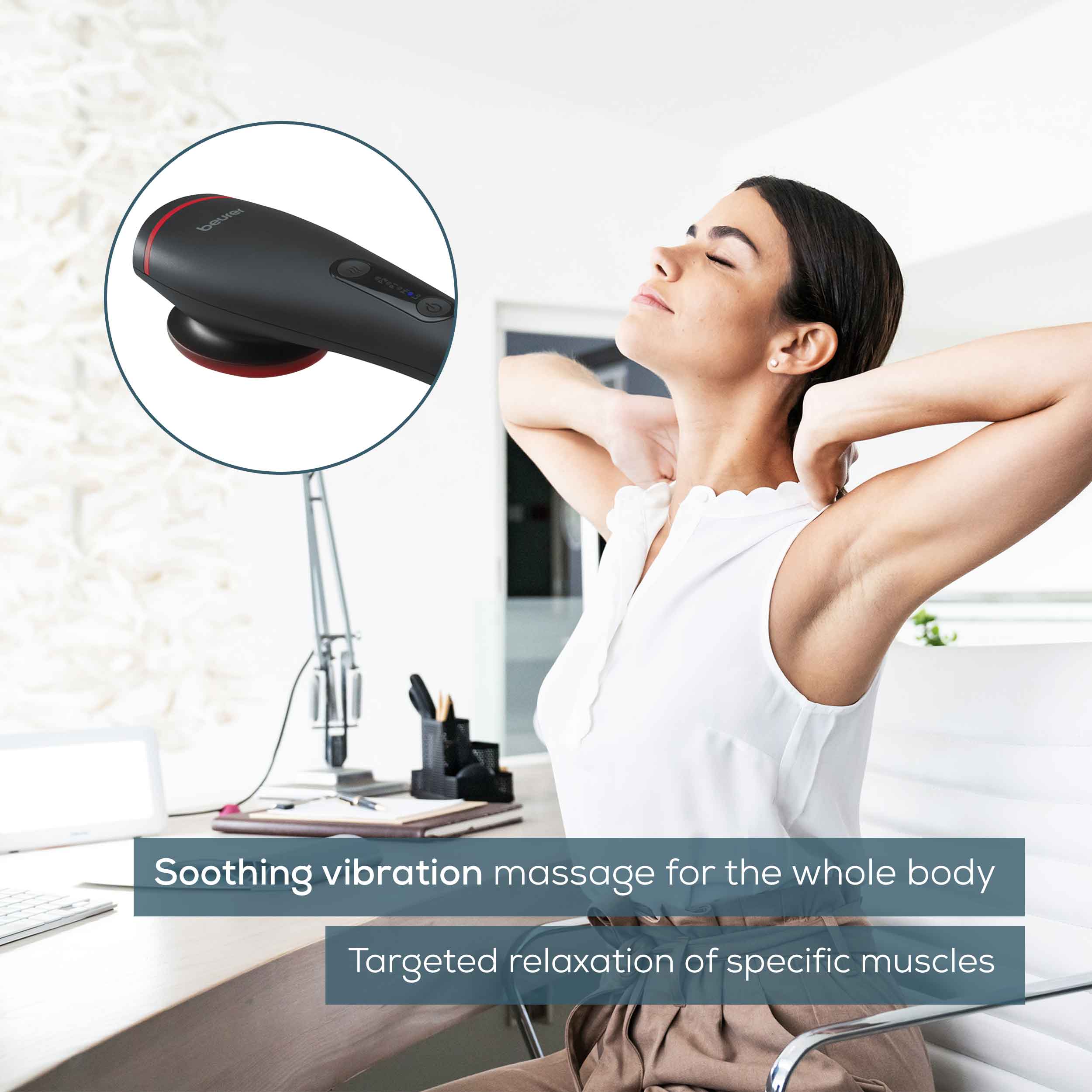 beurer massageball mit vibration test Beurer MG 24 Muscle Massager: Relaxing Vibration Massager with 3 Attac