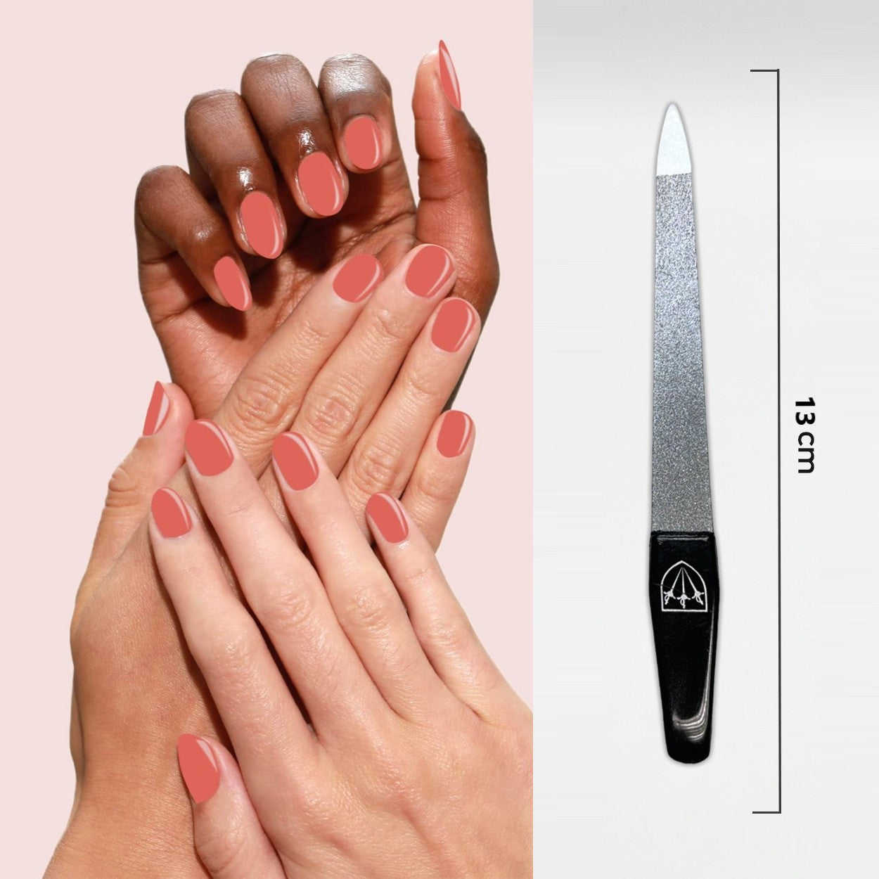 Kellermann 3 Swords Sapphire Nail File | Double-Sided | 13cm | PF 2705