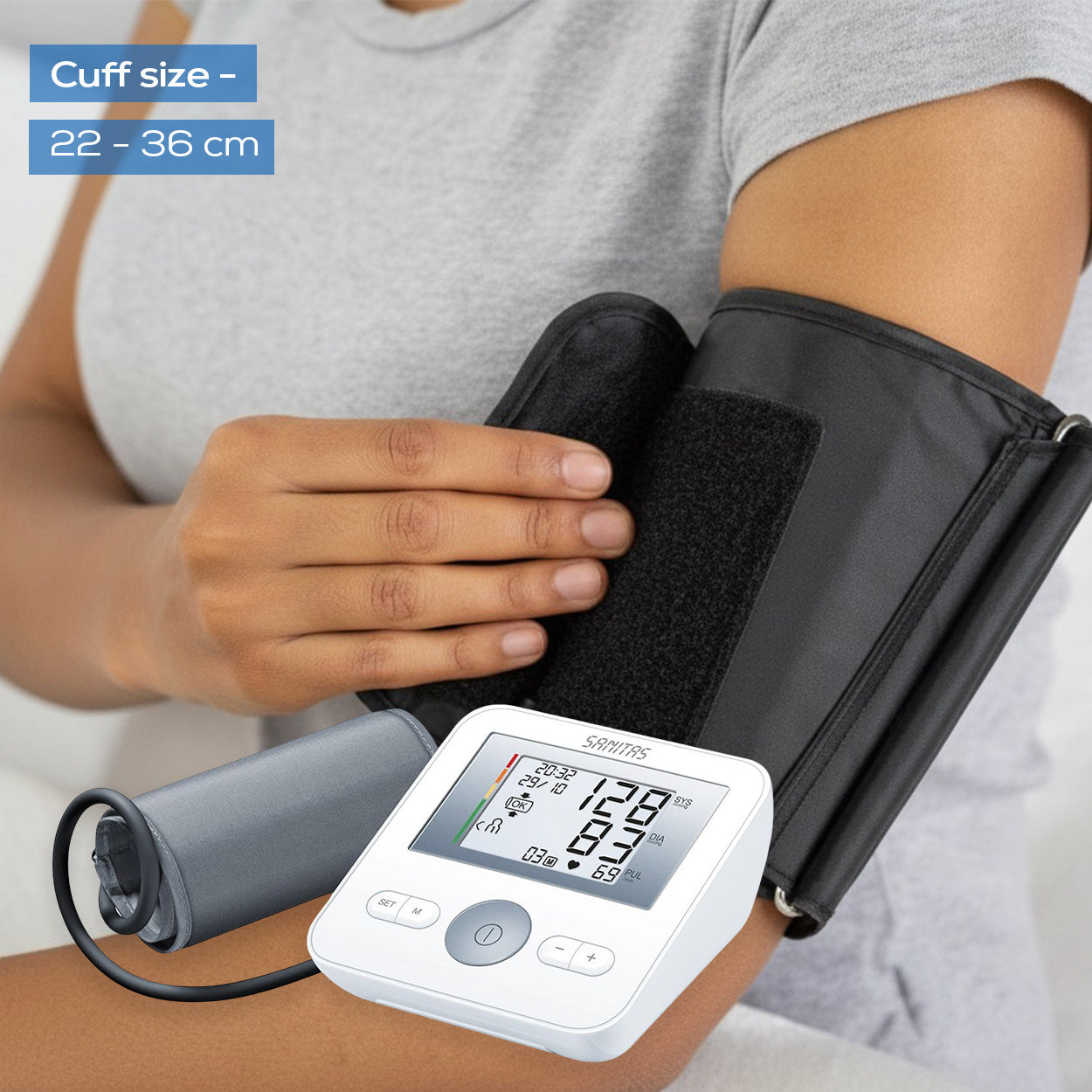 Sanitas SBM 18 Upper Arm Blood Pressure Monitor with Arrhythmia Detection