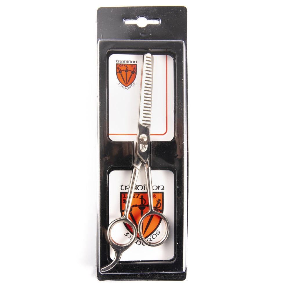 Kellermann 3 Swords Hair Thinning Scissors: Serrated Stainless Steel 7