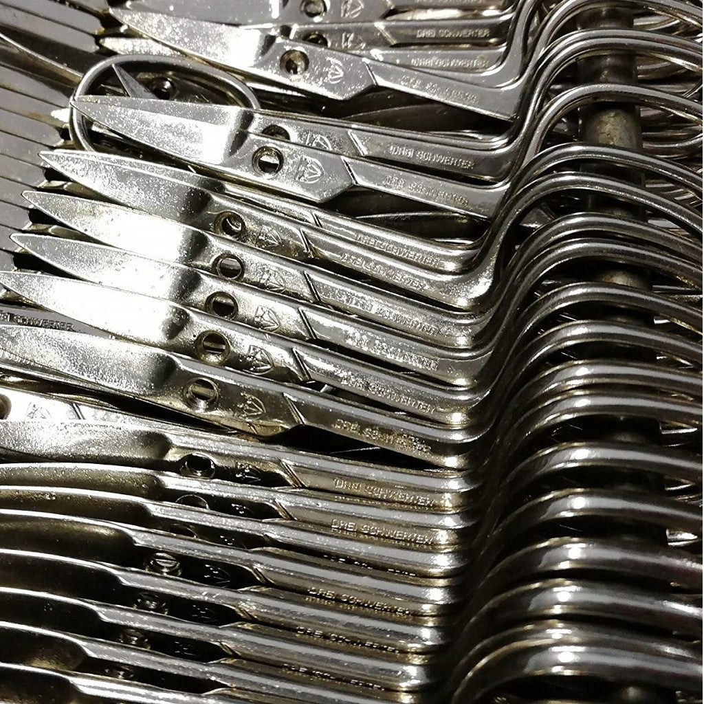 Kellermann 3 Swords Manicure & Pedicure Set | 12-Pieces in a Red Zipped Case | V-Sunrise