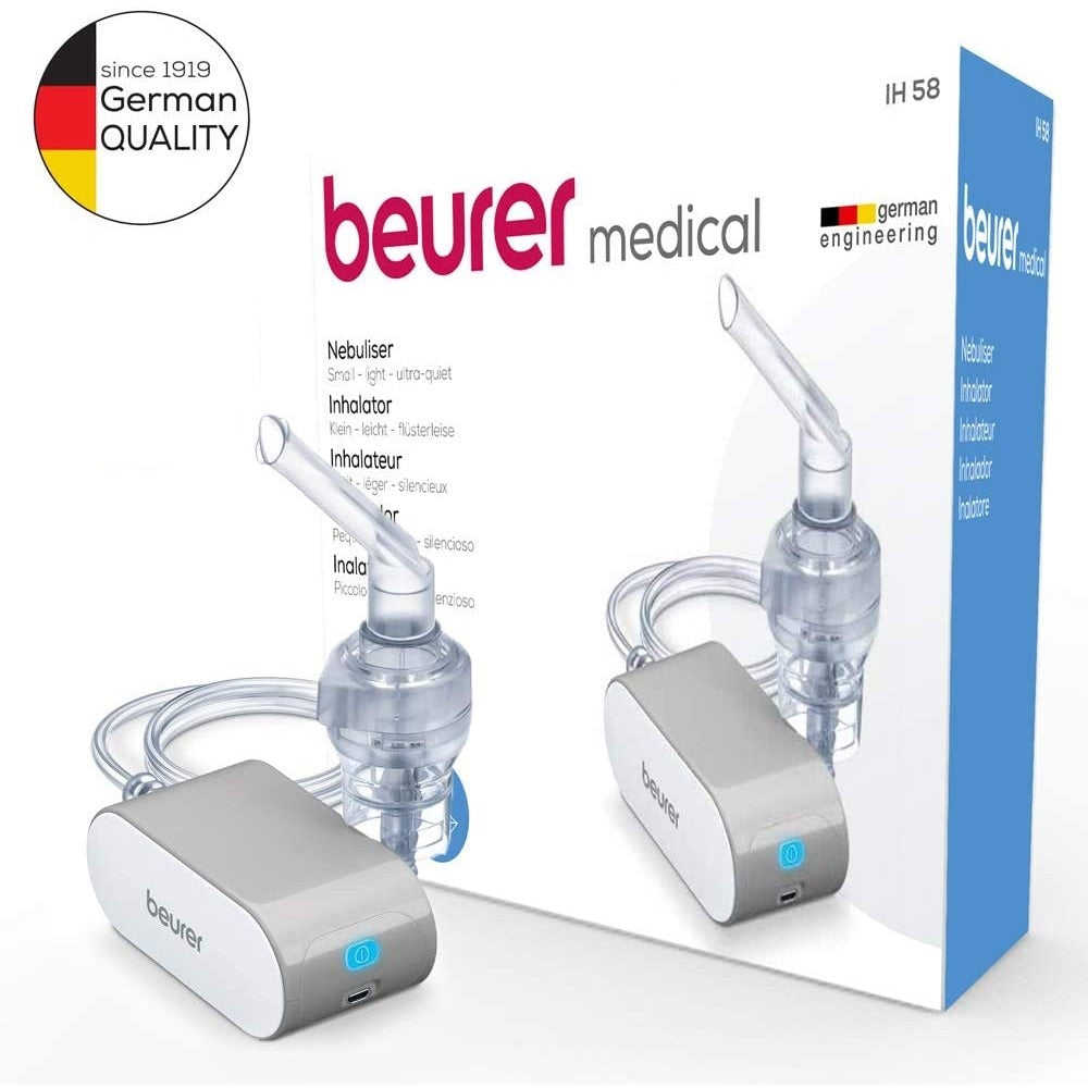 Beurer Nebuliser with Compressed Air Technology: Compact IH 58