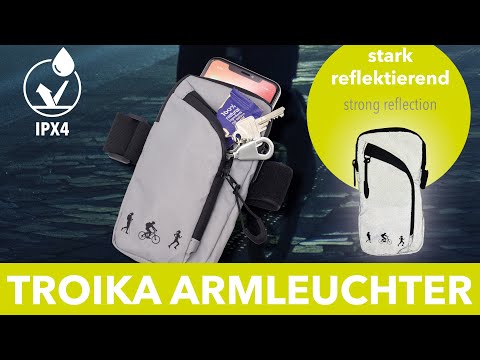 TROIKA Arm Pouch: Arm Bag for Running & Outdoor Activities: ARMLEUCHTER