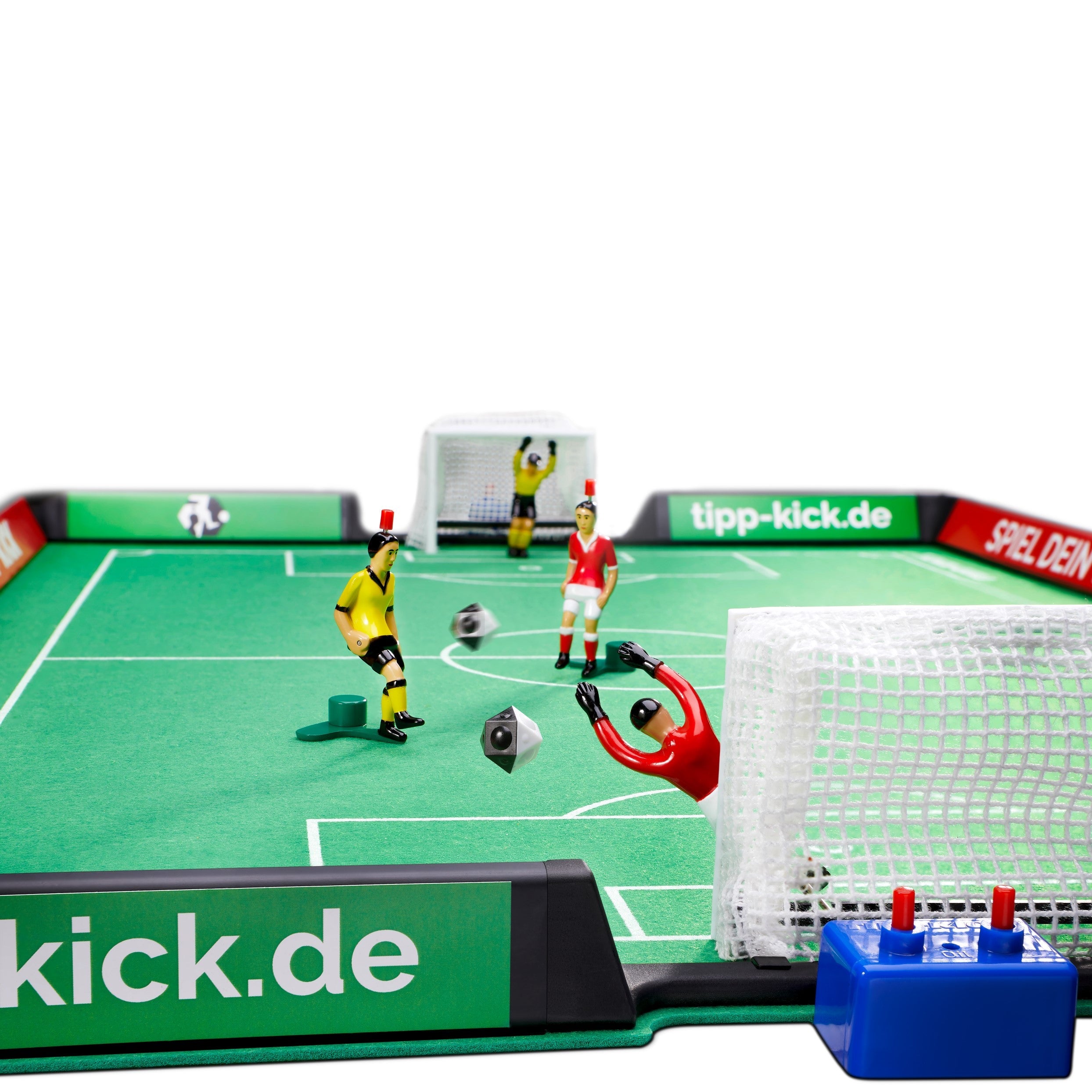 TIPP-KICK JUNIOR CUP Soccer Game: Mini Players, Goals, Ball, Pitch 83x56cm