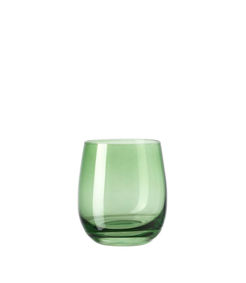 Leonardo Drinking Glass Tumbler - Green SORA 6 Piece