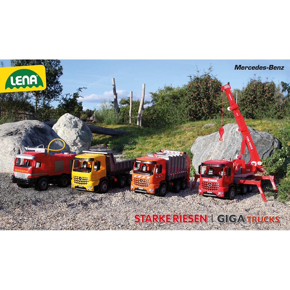 Lena Toy Dump Truck XL Boxed Giga Truck Actros 63cm