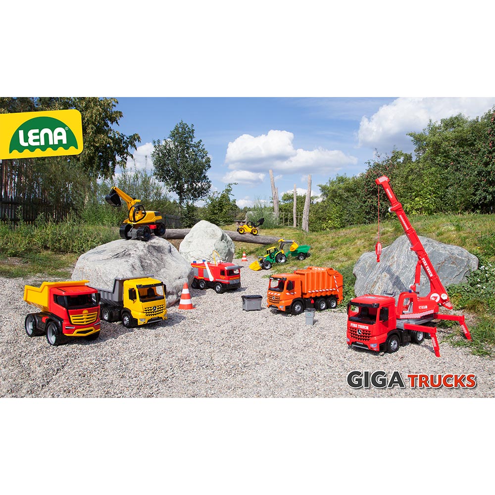 Lena Truxx Tracteur Avec Pelle Frontale – Jouet Tracteur Chargeur 35 Cm Dès 2 Ans, Made In EU