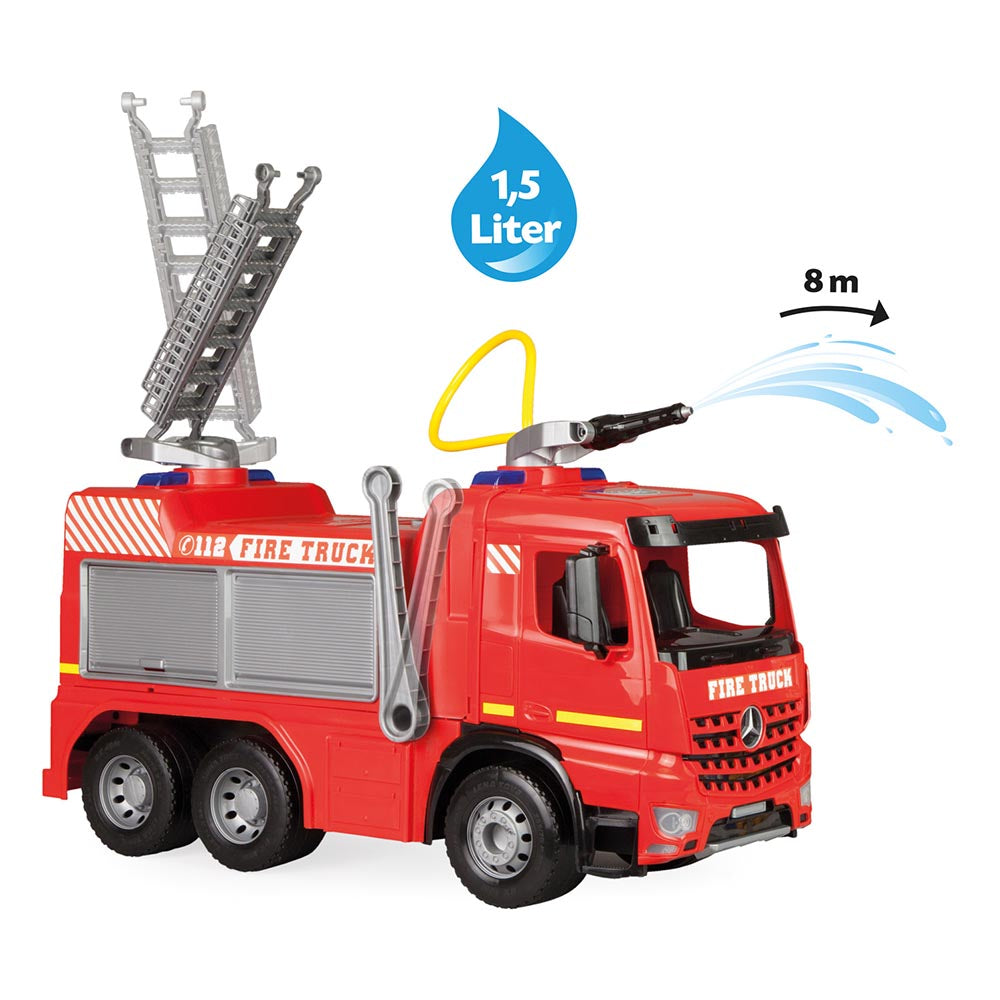Lena Toy Fire Engine XL BoxedGiga Truck Mercedes Arocs 66cm