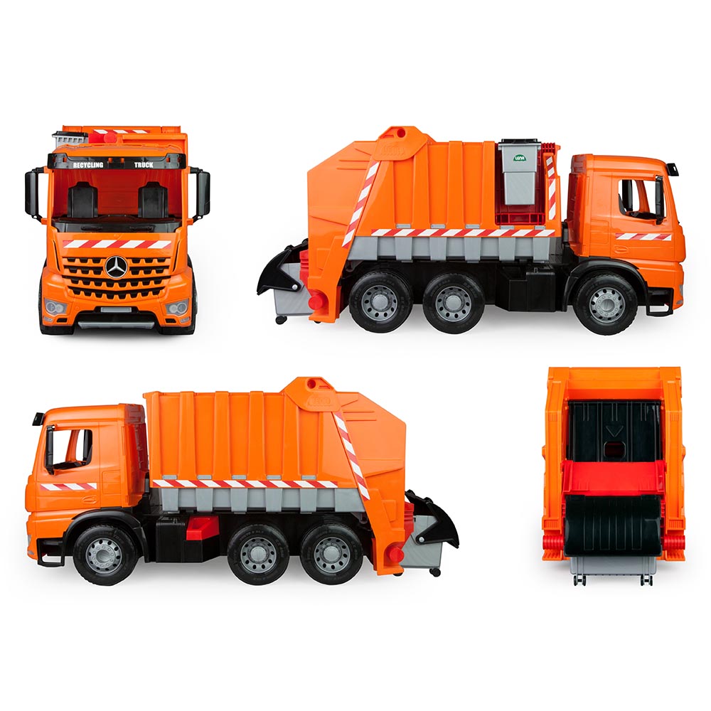 LENA Toy Garbage Truck XL GIGA TRUCKS Mercedes Arocs Replica 71 x 28 x 40cm