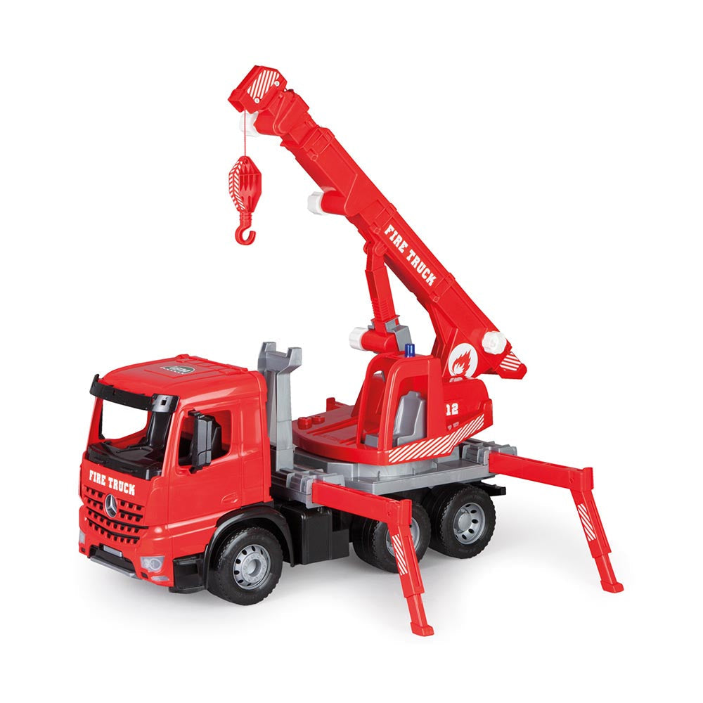 Lena Toy Fire Engine Crane Xl Giga Truck Mercedes Arocs 62cm