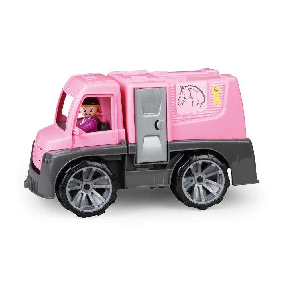 LENA Toy Horse Transporter TRUXX Boxed with Horse and Rider Figures 29cm