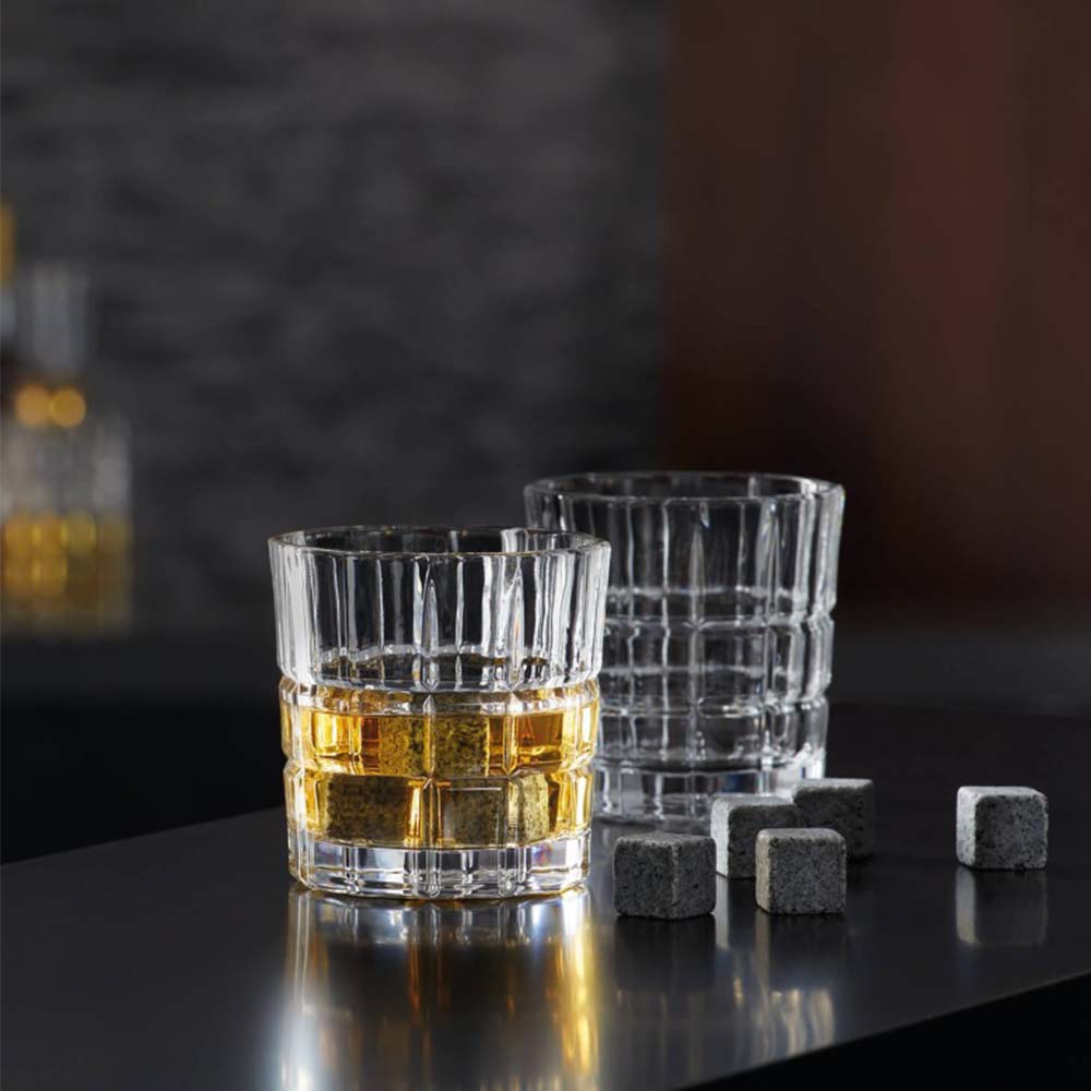 Leonardo Set of 2 Whisky Glasses with 8 Ceramic Stones SPIRITII