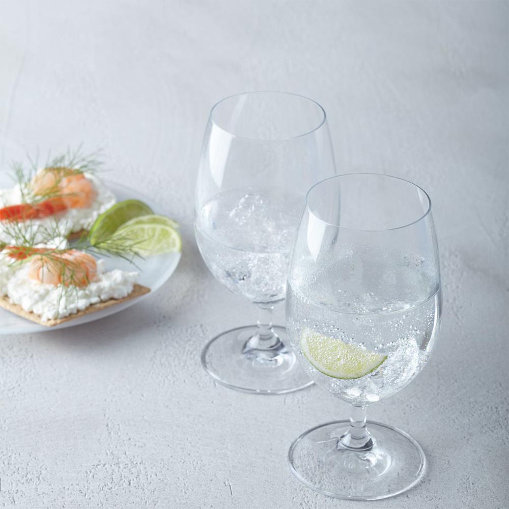 Leonardo Water Glass with Stem Daily 370ml – Set of 6