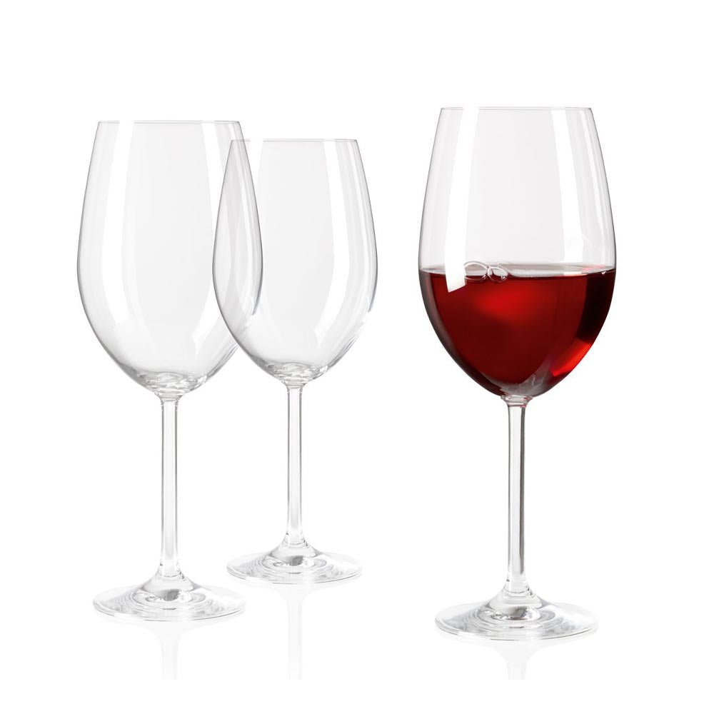 Leonardo Red Wine Glasses Bordeaux Daily: Teqton Glass 640ml – Set Of 6