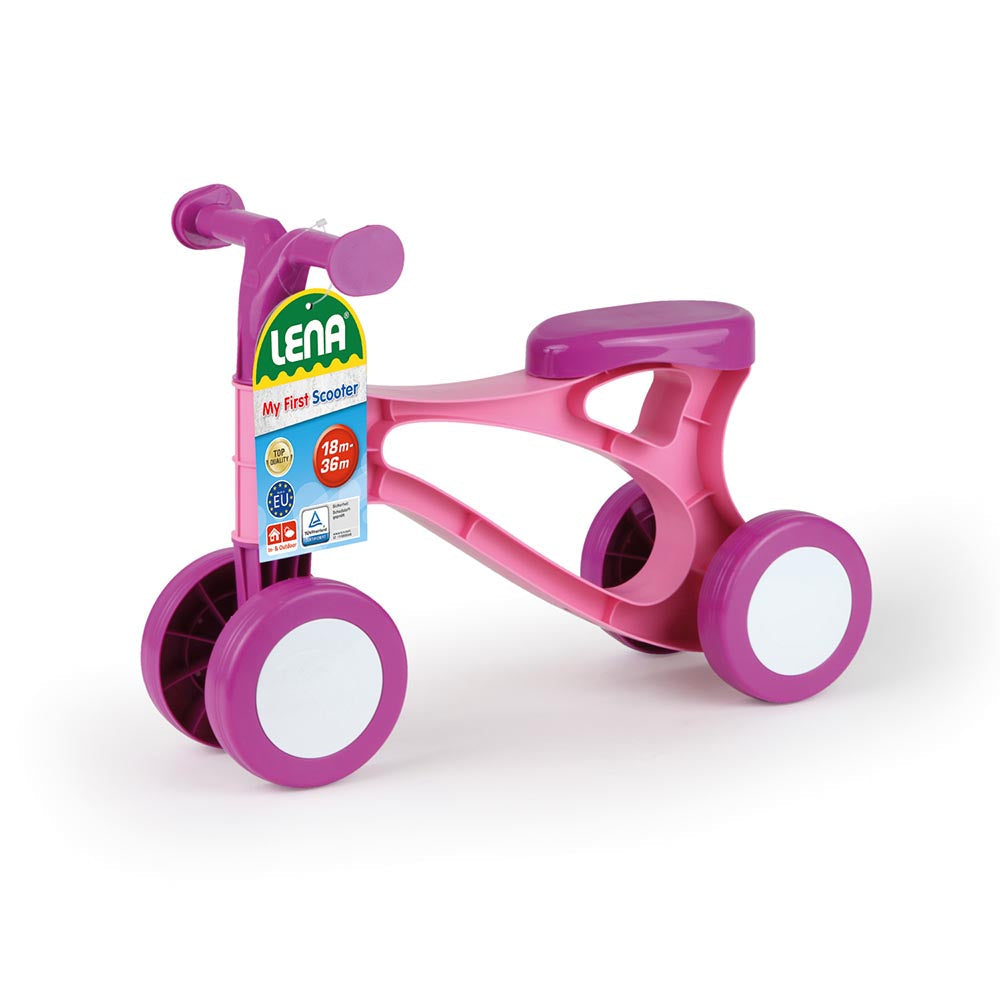 LENA My First Scooter Walker Bike 18-Months Plus in Box - Pink