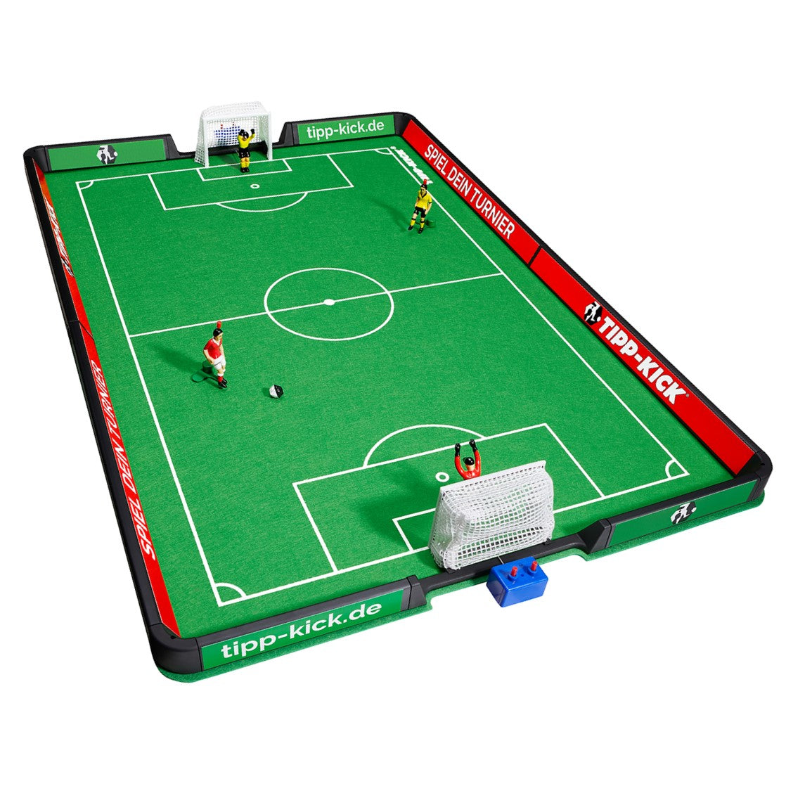 TIPP-KICK CUP Soccer Game: Mini Players, Goals, Ball, Rim, Pitch 103x72cm