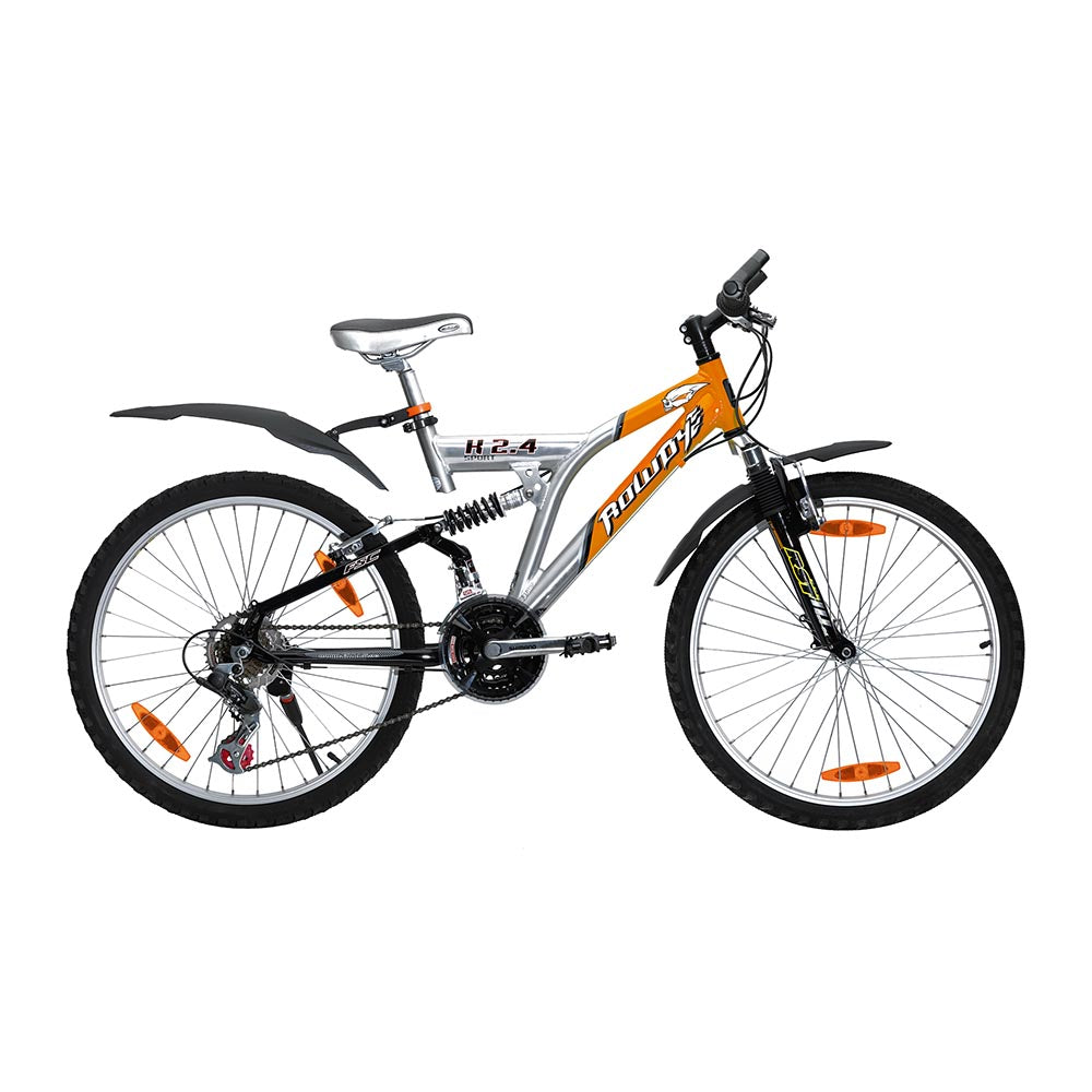 SKS Mudguards: Front and Back for Kids Bikes 20-24 Inch ROWDY SET OF 2 Black