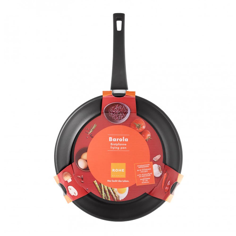 ROHE Frying Pan Non-Stick, Scratch & Abrasion Resistant Coating “Barola” - 24cm
