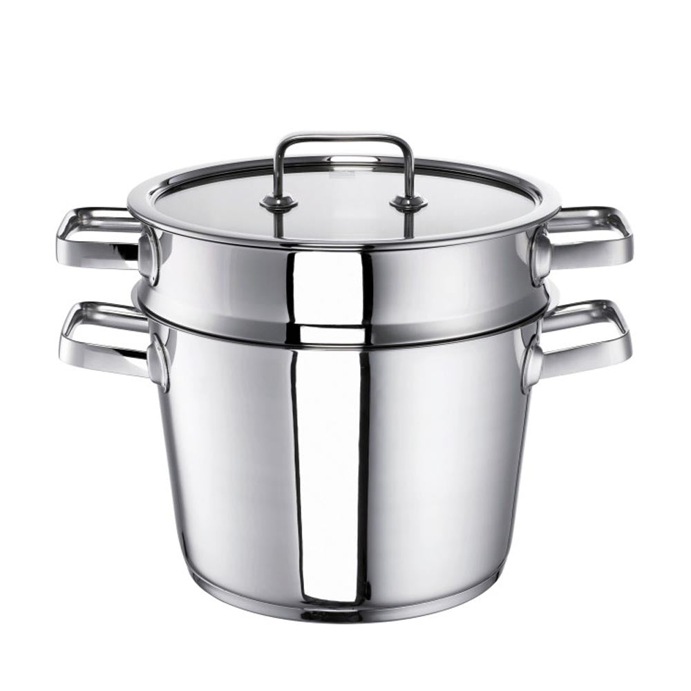 ROHE Pasta/Spaghetti Pot & Sieve for Easy Draining “Conia” - 24cm (6.4L)