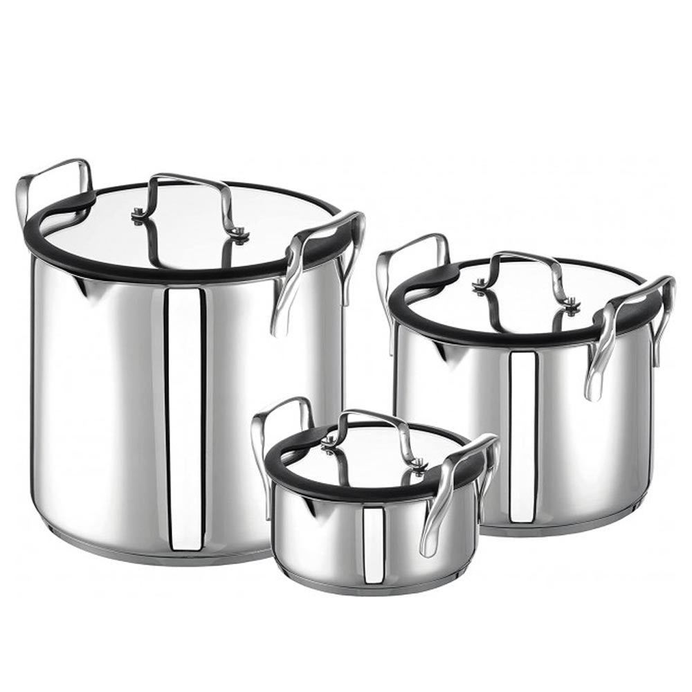 ROHE Compact Stackable Pot Set "Tiny Marco" - 3