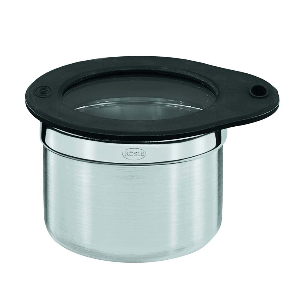 Roesle Jar with Glass Lid and Silicone Seal 8 cm
