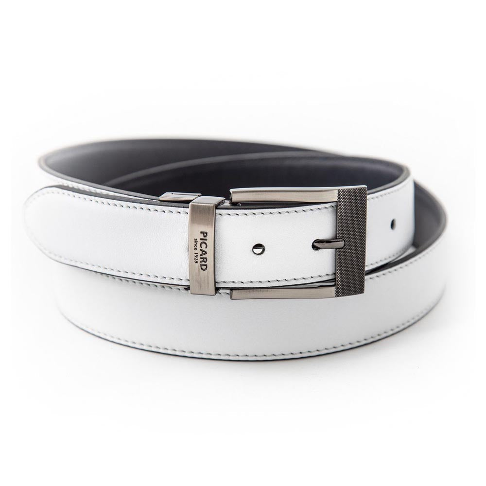 Picard Reversible Belt Genuine Leather - 5279 - White and Ocean Blue