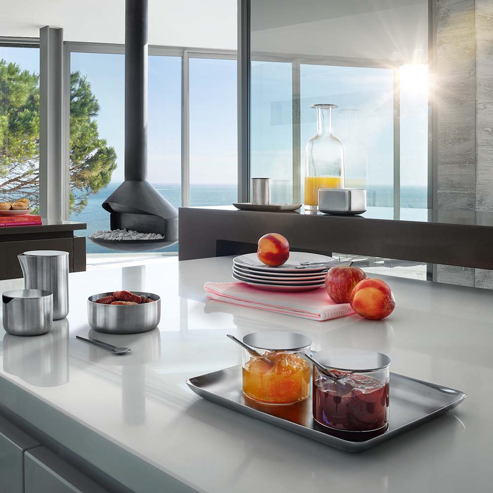 Blomus Basic Stainless Steel Matt Tray - 15 x 25cm