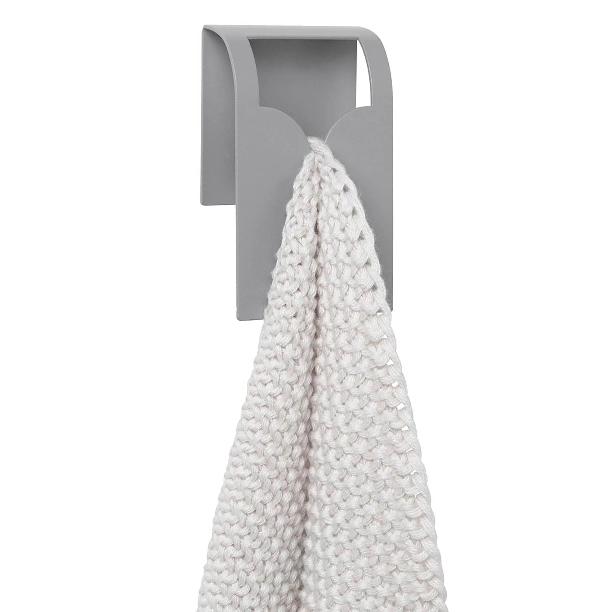 Blomus Towel Hook with Clip BOGO 8x5x2.5cm - Sharkskin