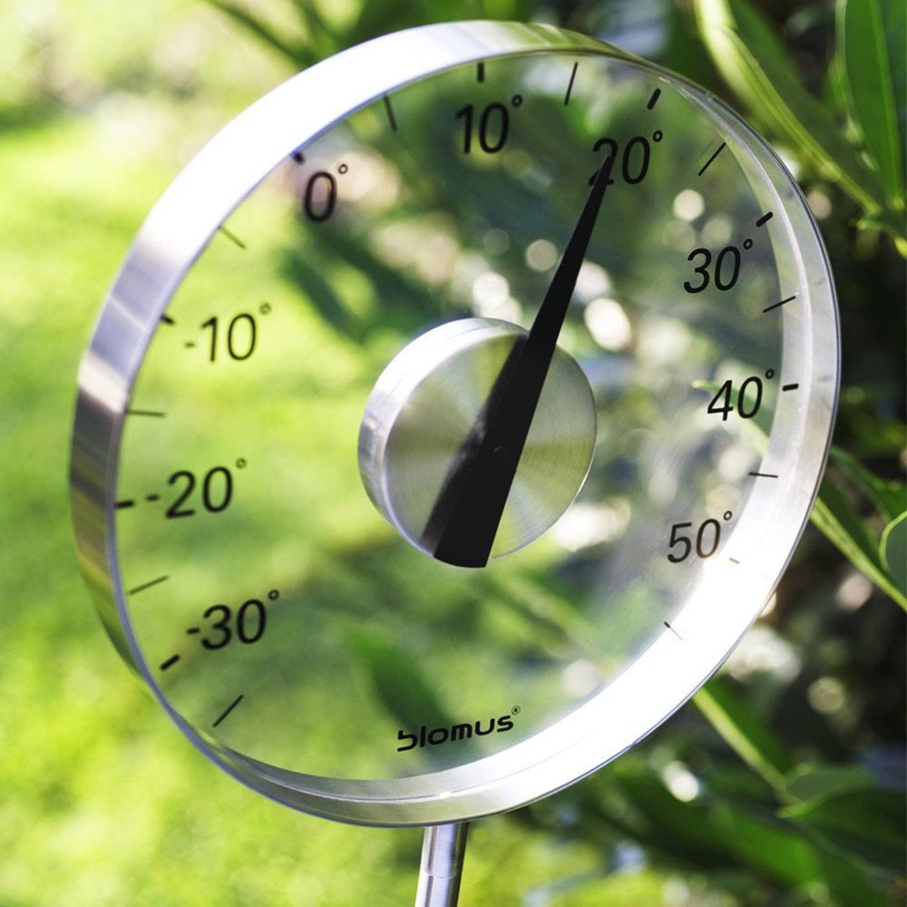 Blomus Outdoor Thermometer - Stainless-Steel Matte GRADO