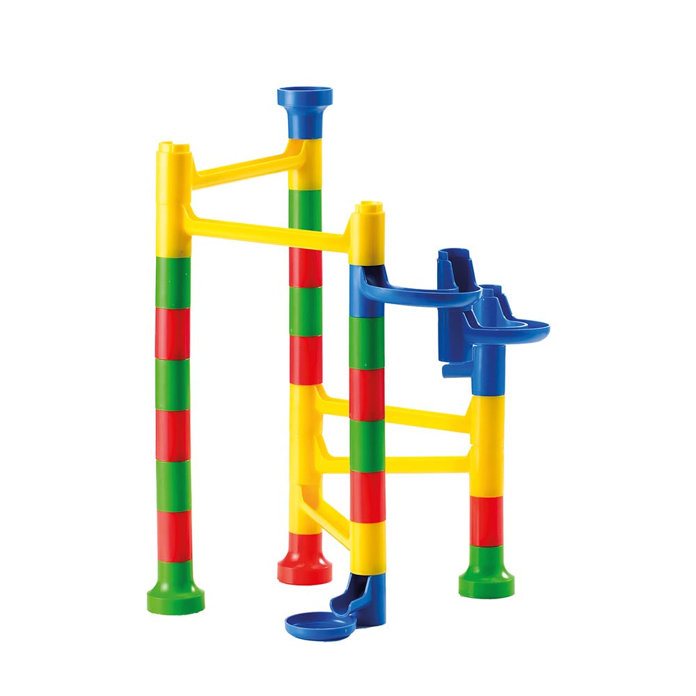 Lena Cascade Marble Run Build Your Own - 10 Marbles Included
