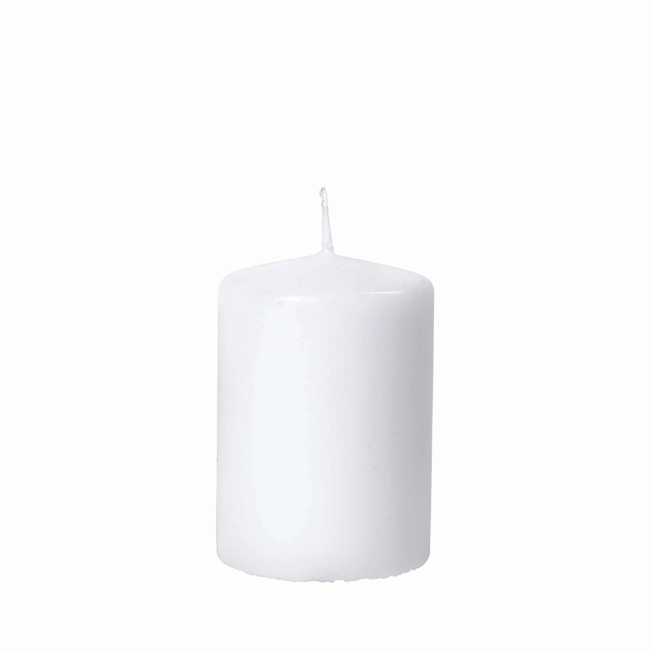 Blomus Pillar Candle: Height 10cm, Diameter 7cm, 35hr Burn Time NERO