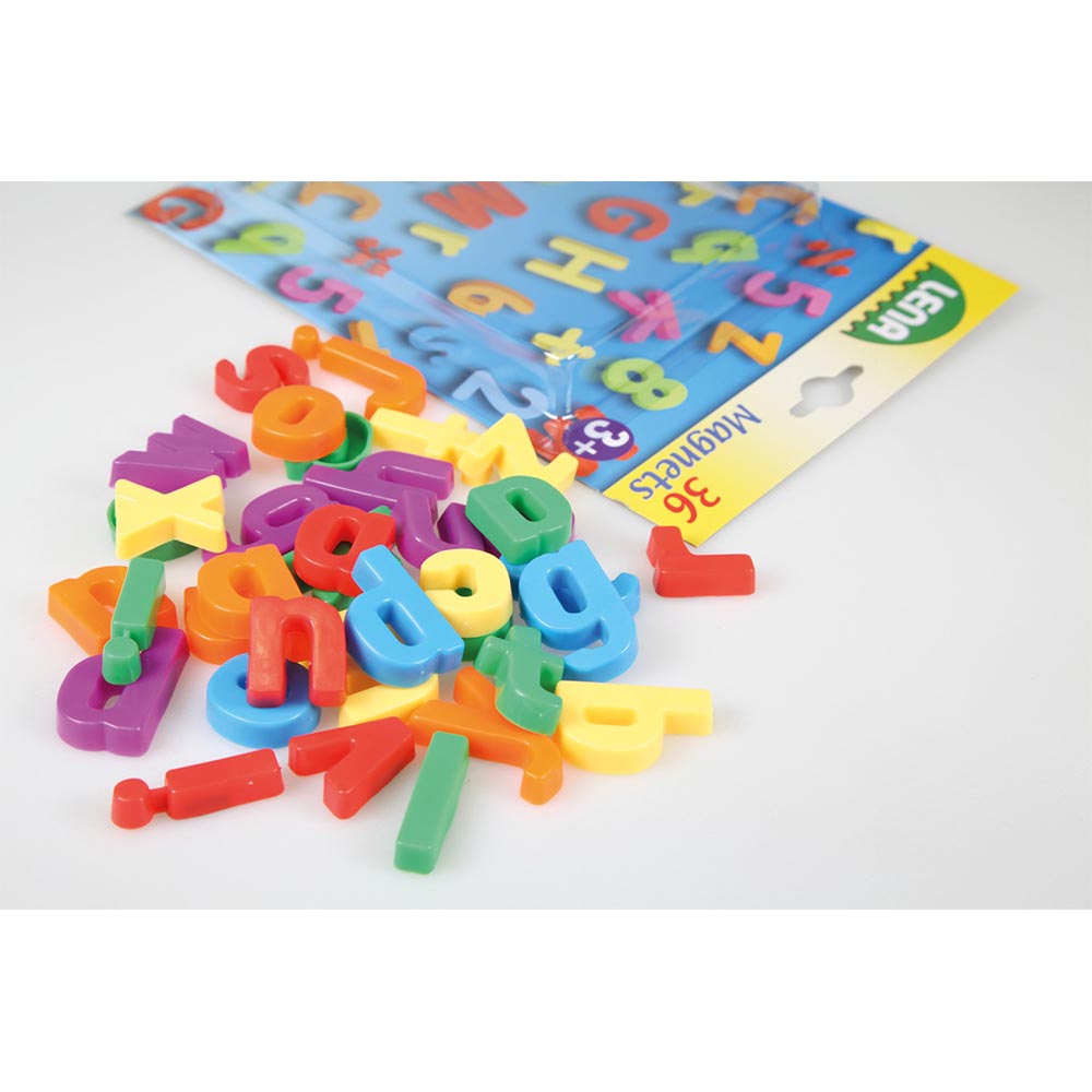 Lena Magnetic Lower-Case Letters Set: 3cm each, 36 Pieces