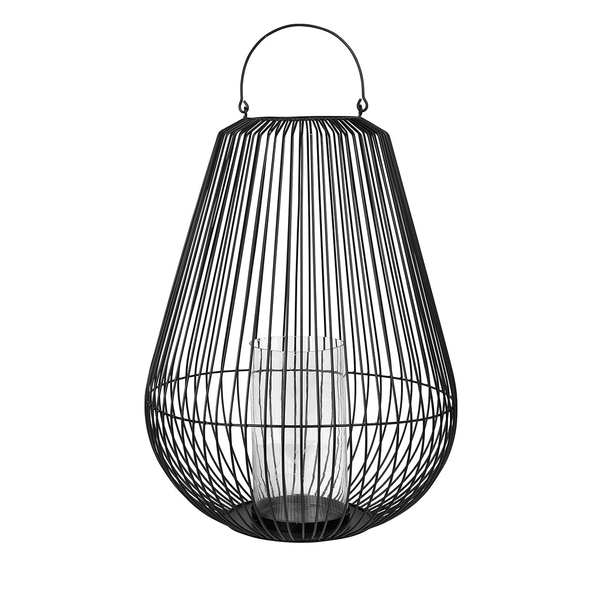 Blomus Lantern - Powder Coated Steel In Black: Large 54x71cm Nidea