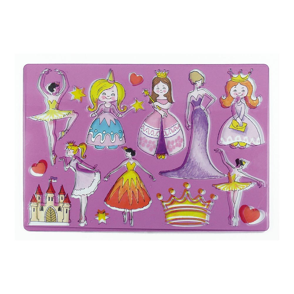 Lena Arts & Crafts Drawing Stencils: Princesses and Fairies