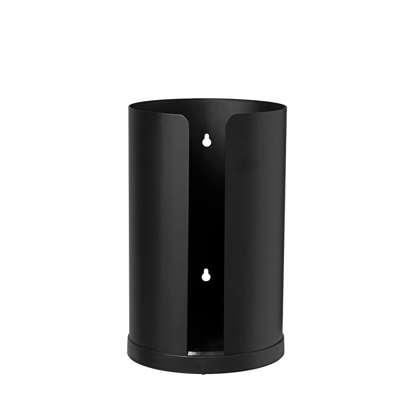 Blomus Toilet Roll Holder Cylinder for 2 Rolls in Matt Black NEXIO